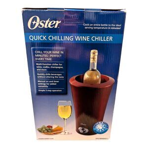 Oster Quick Chilling Wine Chiller #FPSTBW84551 New in Open Box